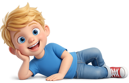 Three original Pixnut characters: two children standing together and a third lying in front, with their world behind them